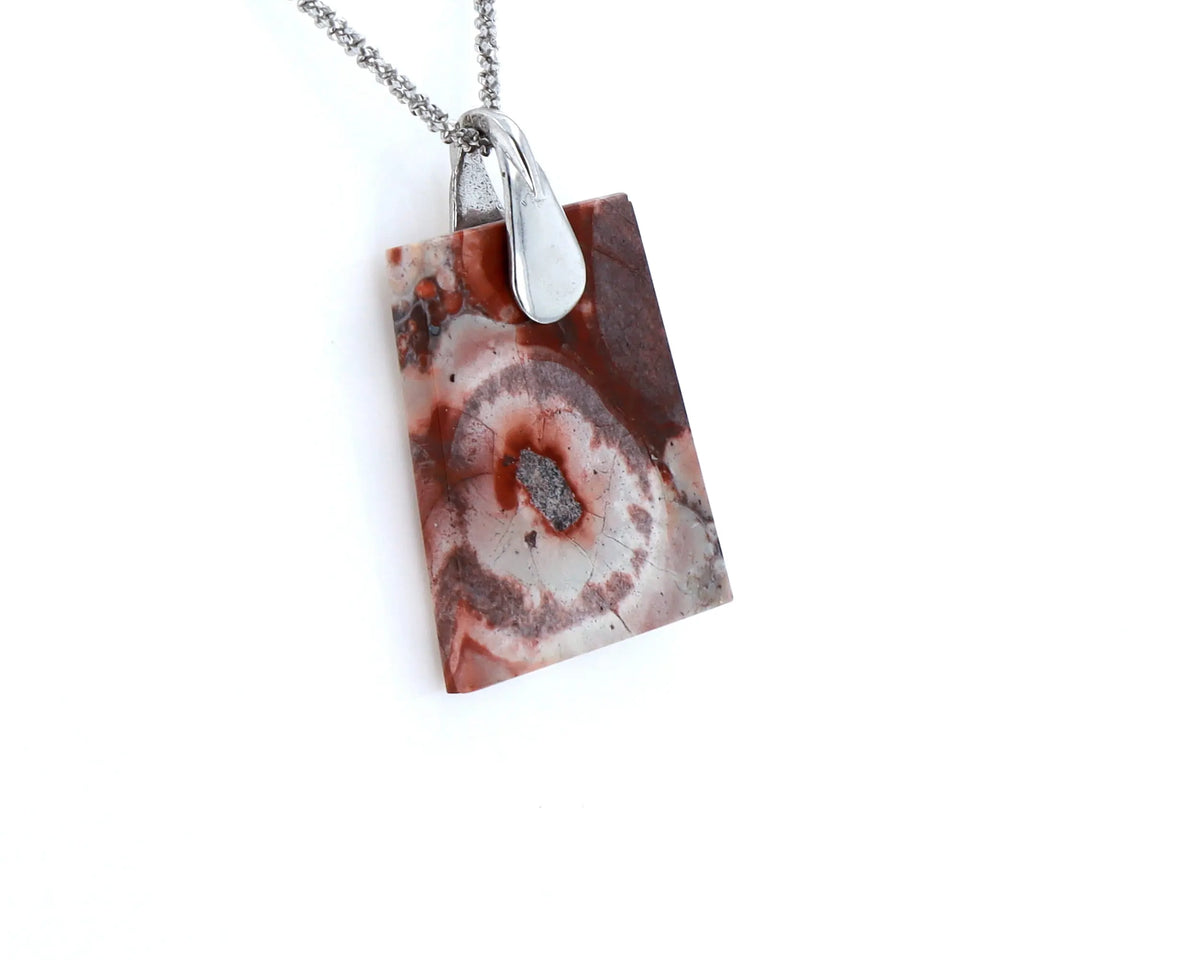 Pendentif Jaspe a Ocelles 5 La Taillerie