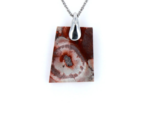 Pendentif Jaspe a Ocelles 5 La Taillerie