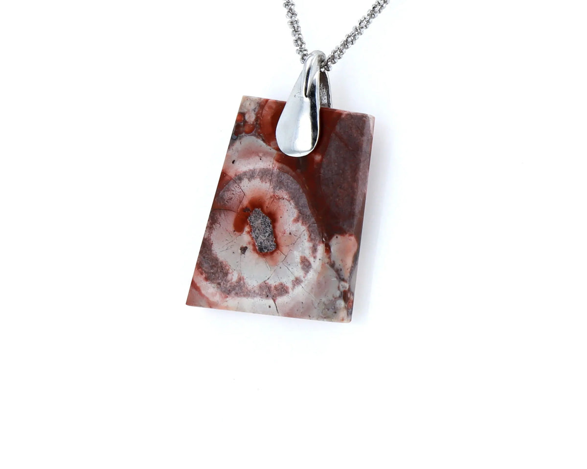 Pendentif Jaspe a Ocelles 5 La Taillerie