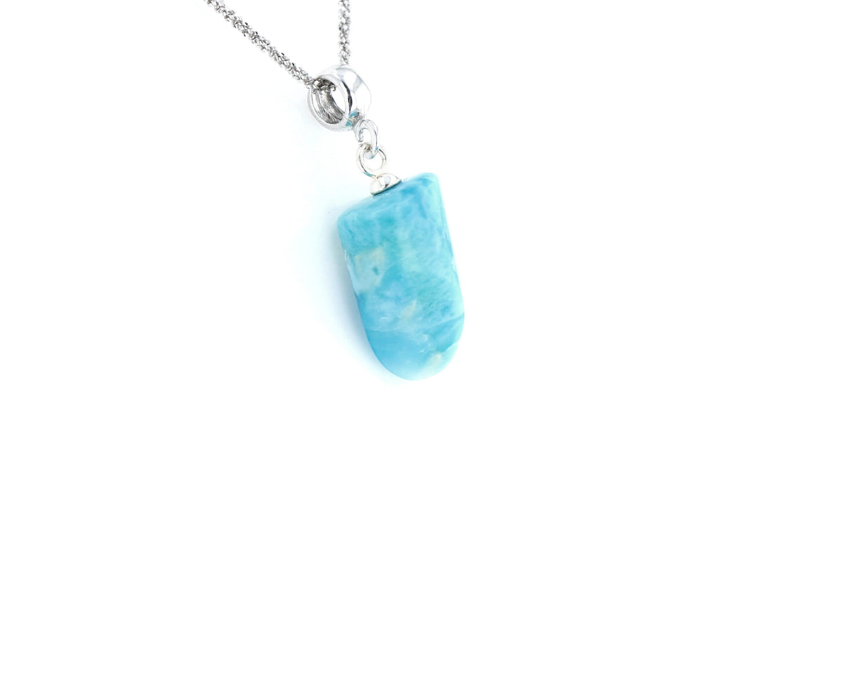 Pendentif Larimar 1 La Taillerie