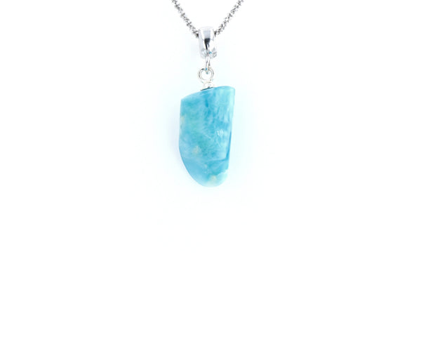 Pendentif Larimar 1 La Taillerie