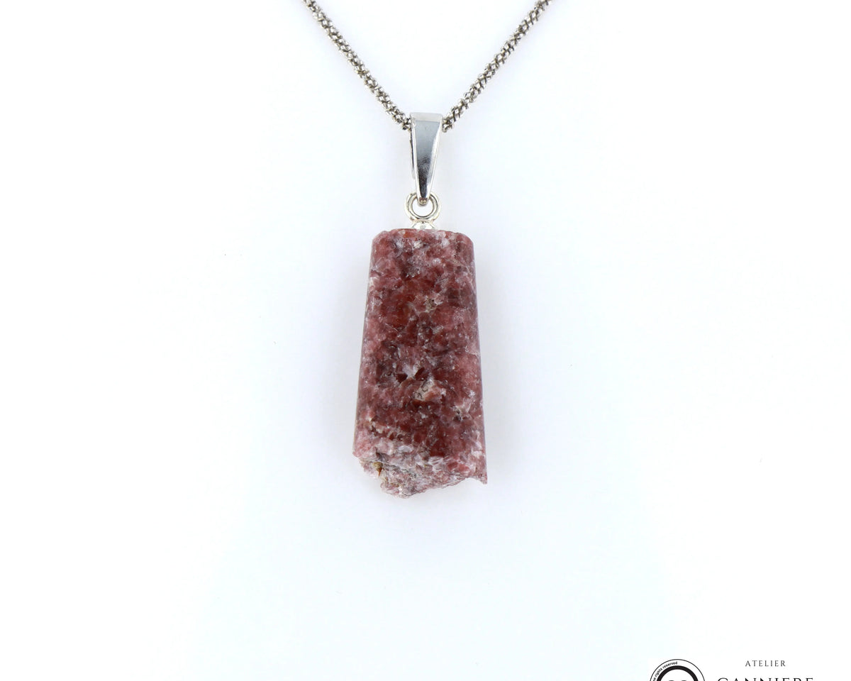 Pendentif Lépidolite 1 La Taillerie
