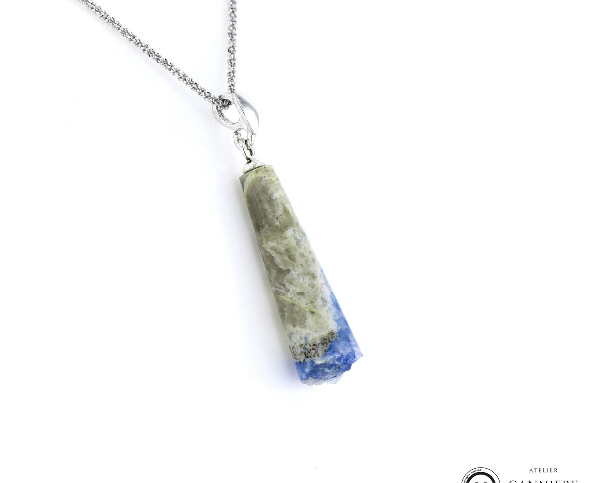 Pendentif Linarite 2 La Taillerie