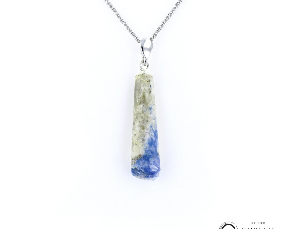 Pendentif Linarite 2 La Taillerie