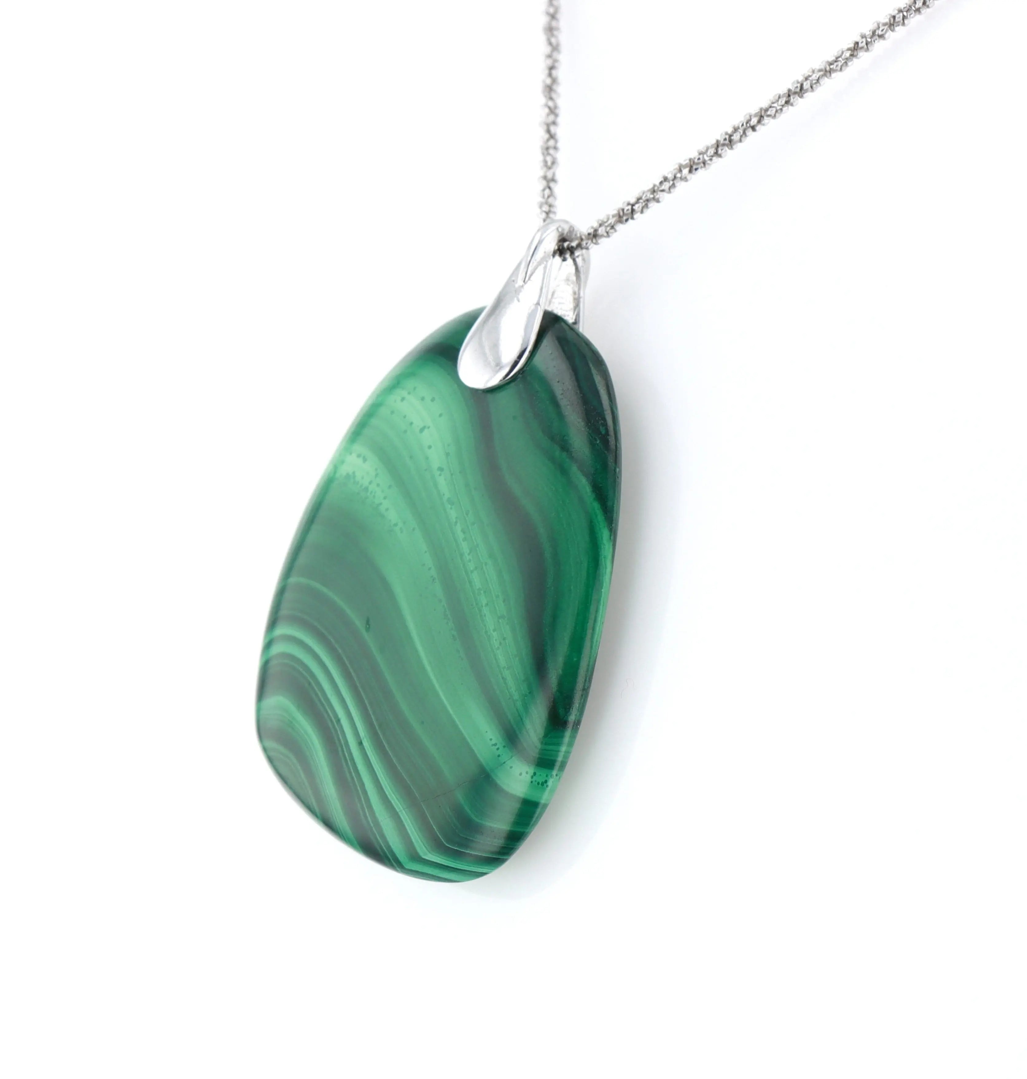 Pendentif Malachite 1 Vendu La Taillerie
