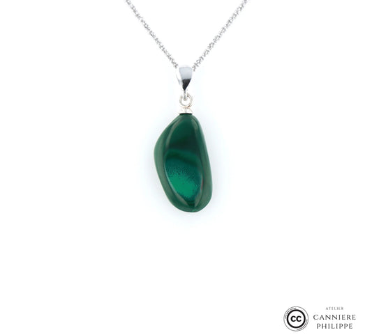 Pendentif Malachite 2 La Taillerie