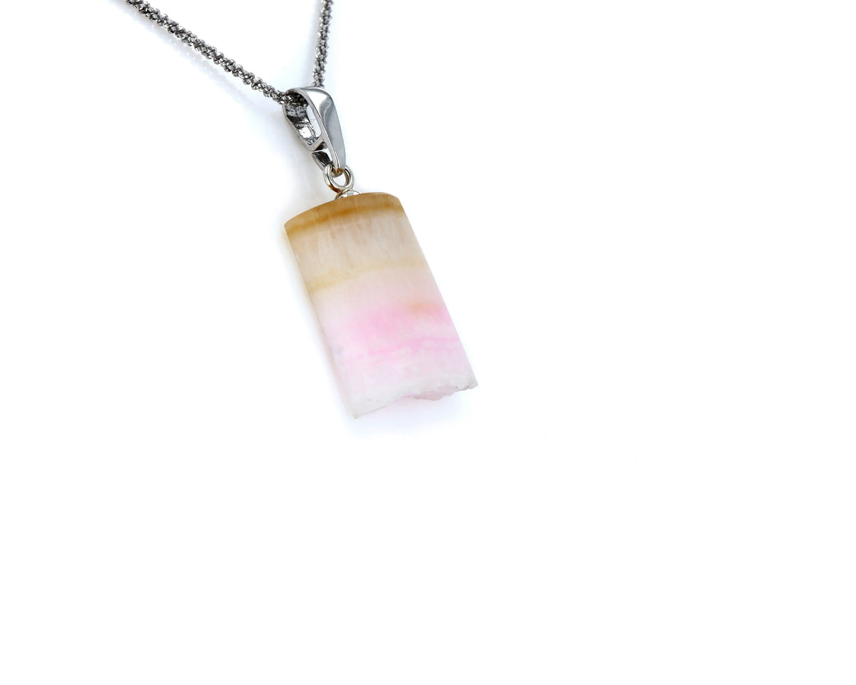 Pendentif Mangano calcite 2 La Taillerie