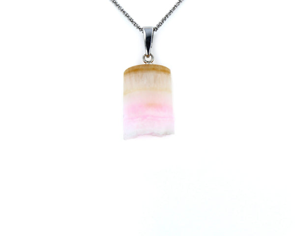 Pendentif Mangano calcite 2 La Taillerie