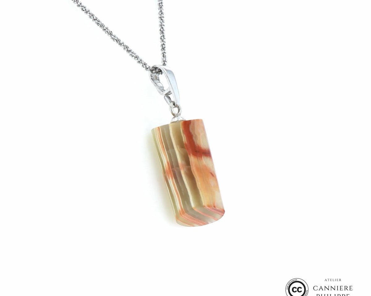 Pendentif Onyx Vert 1 La Taillerie