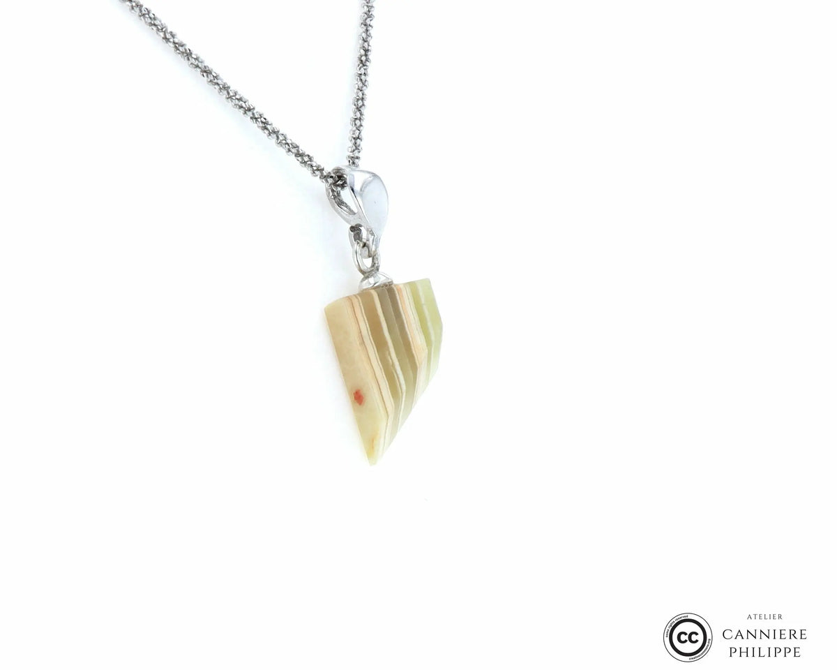 Pendentif Onyx Vert 2 La Taillerie