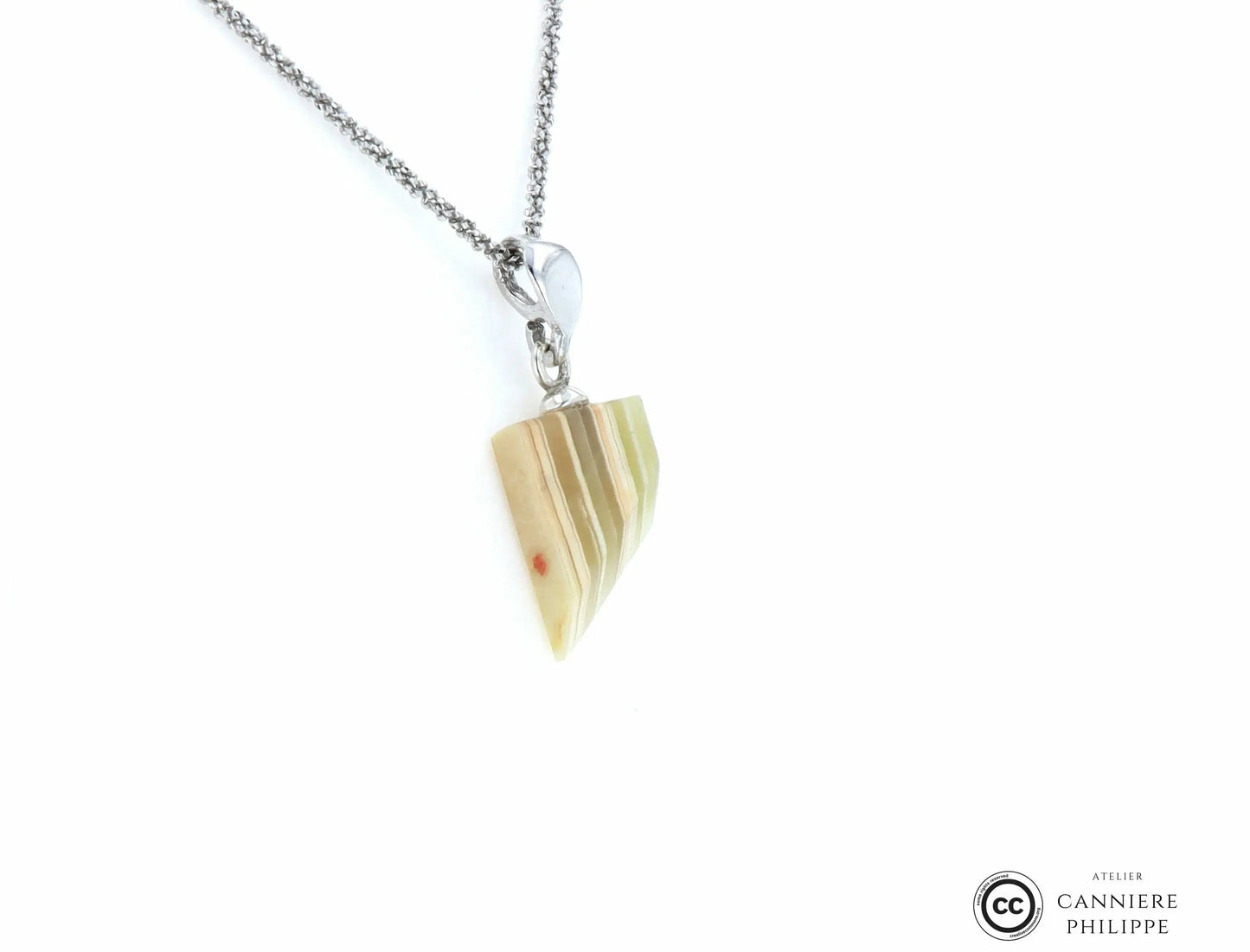 Pendentif Onyx Vert 2 La Taillerie