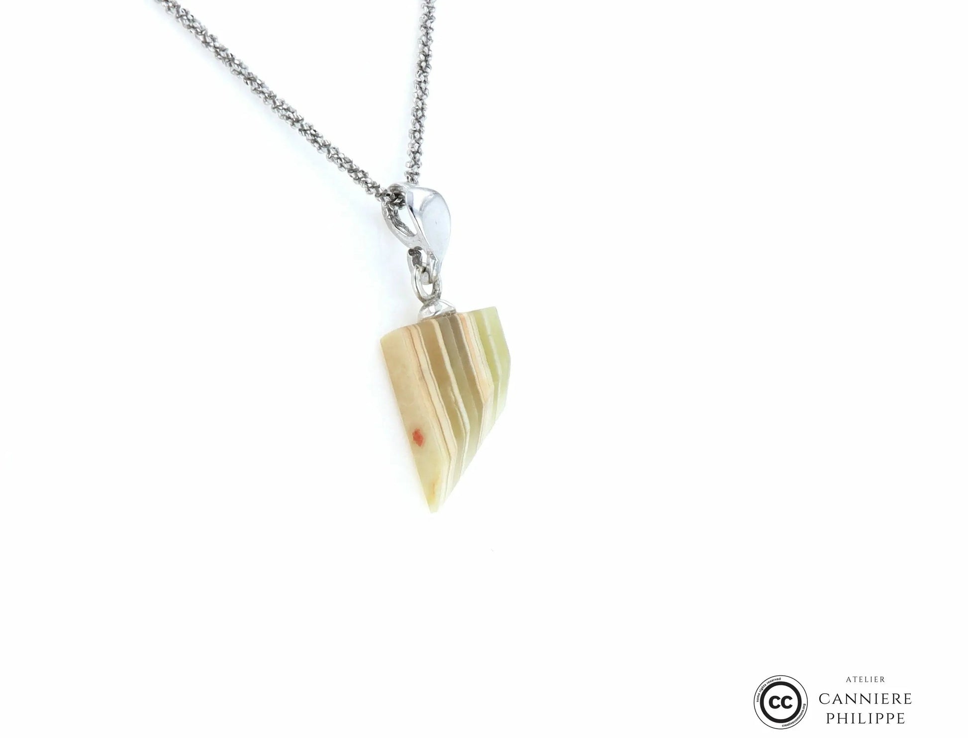Pendentif Onyx Vert 2 La Taillerie