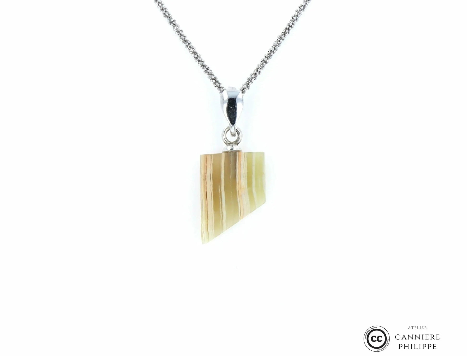 Pendentif Onyx Vert 2 La Taillerie