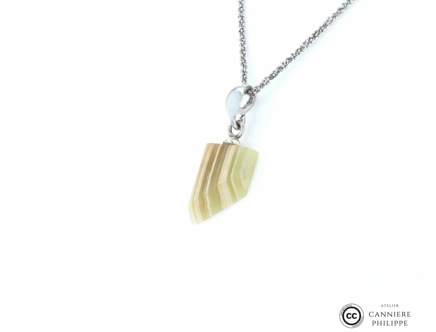 Pendentif Onyx Vert 2 La Taillerie
