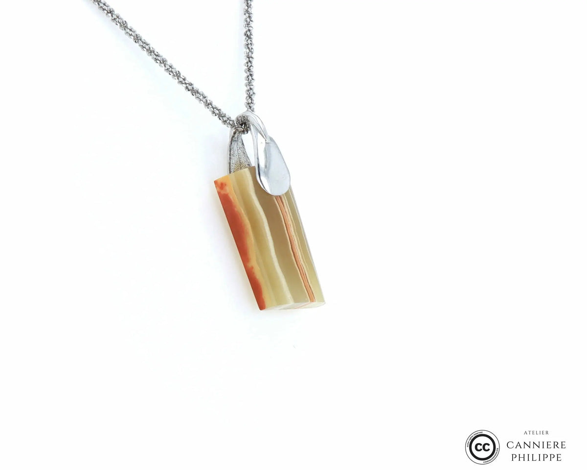 Pendentif Onyx Vert 3 La Taillerie