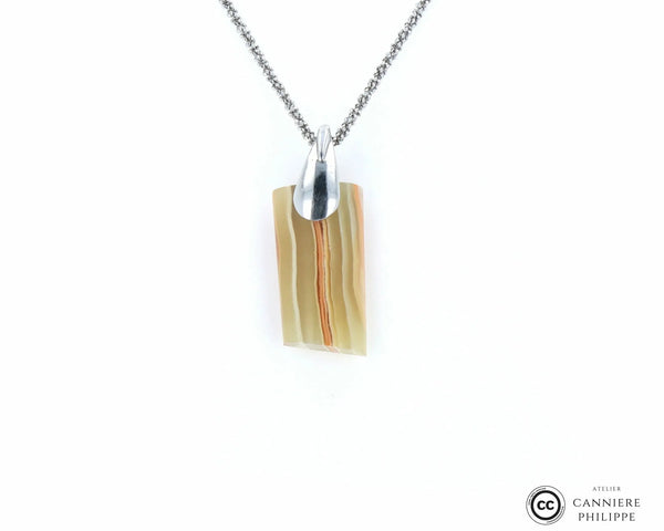 Pendentif Onyx Vert 3 La Taillerie
