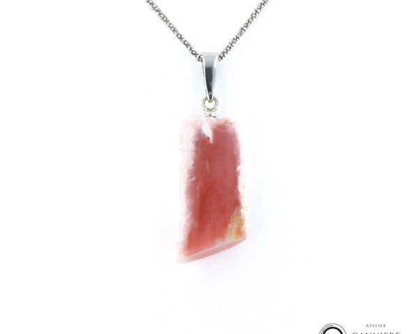 Pendentif Opale rose 1 La Taillerie