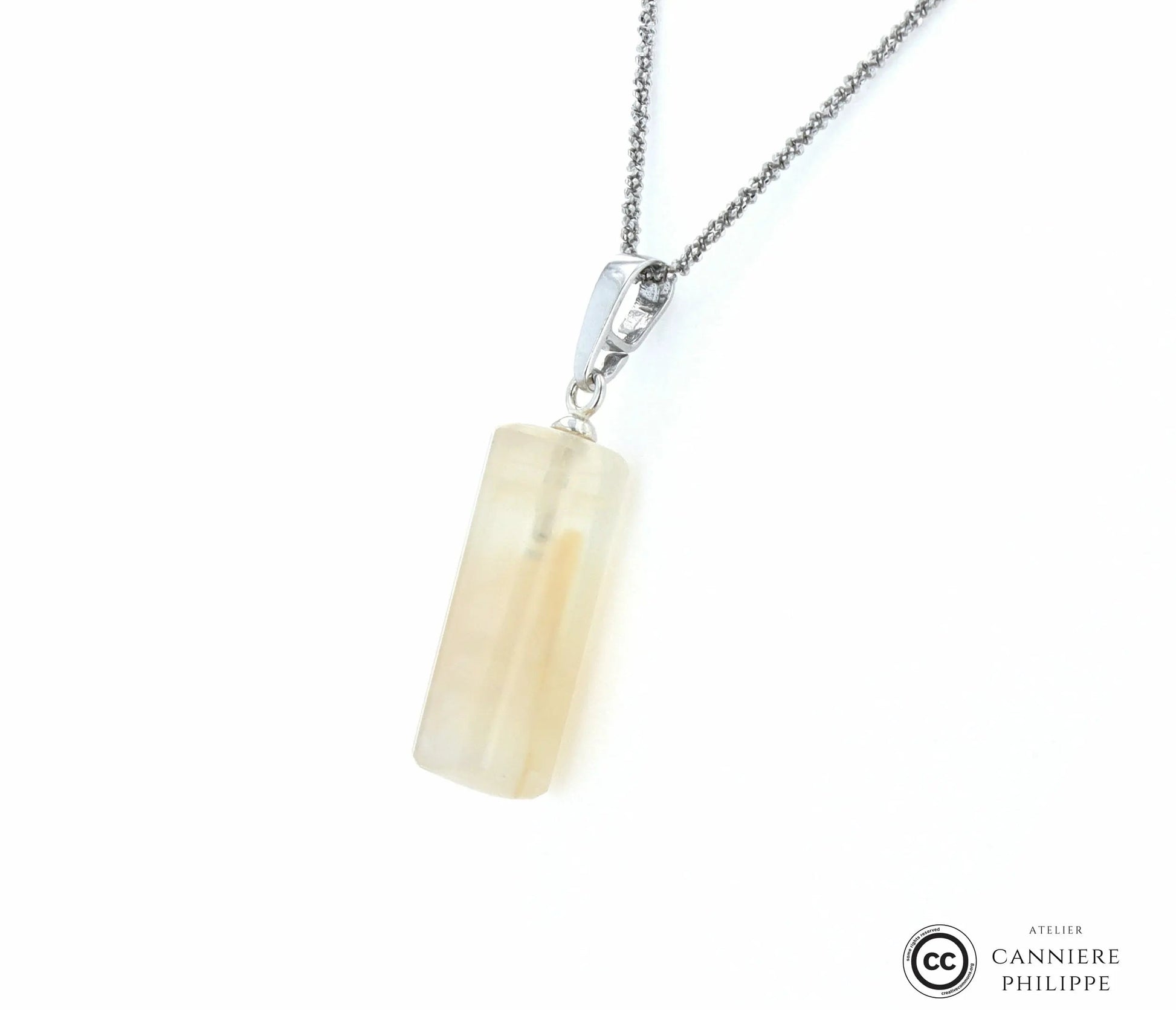 Pendentif Pierre de Lune 1 La Taillerie