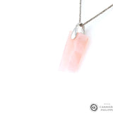 Pendentif Quartz rose cerise 2 La Taillerie