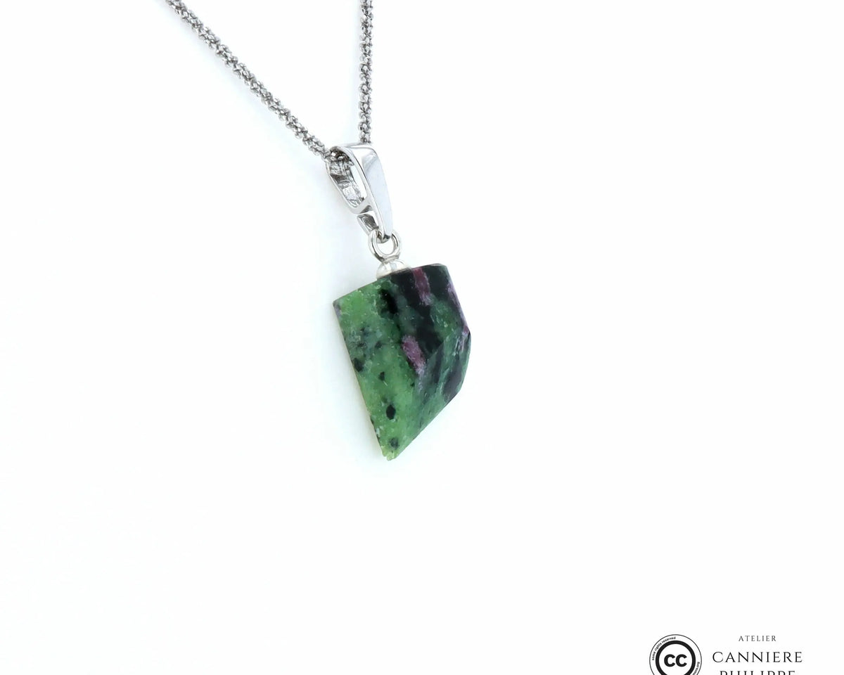 Pendentif Rubis Zoïsite 1 La Taillerie