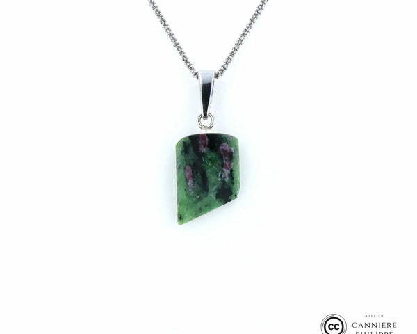 Pendentif Rubis Zoïsite 1 La Taillerie