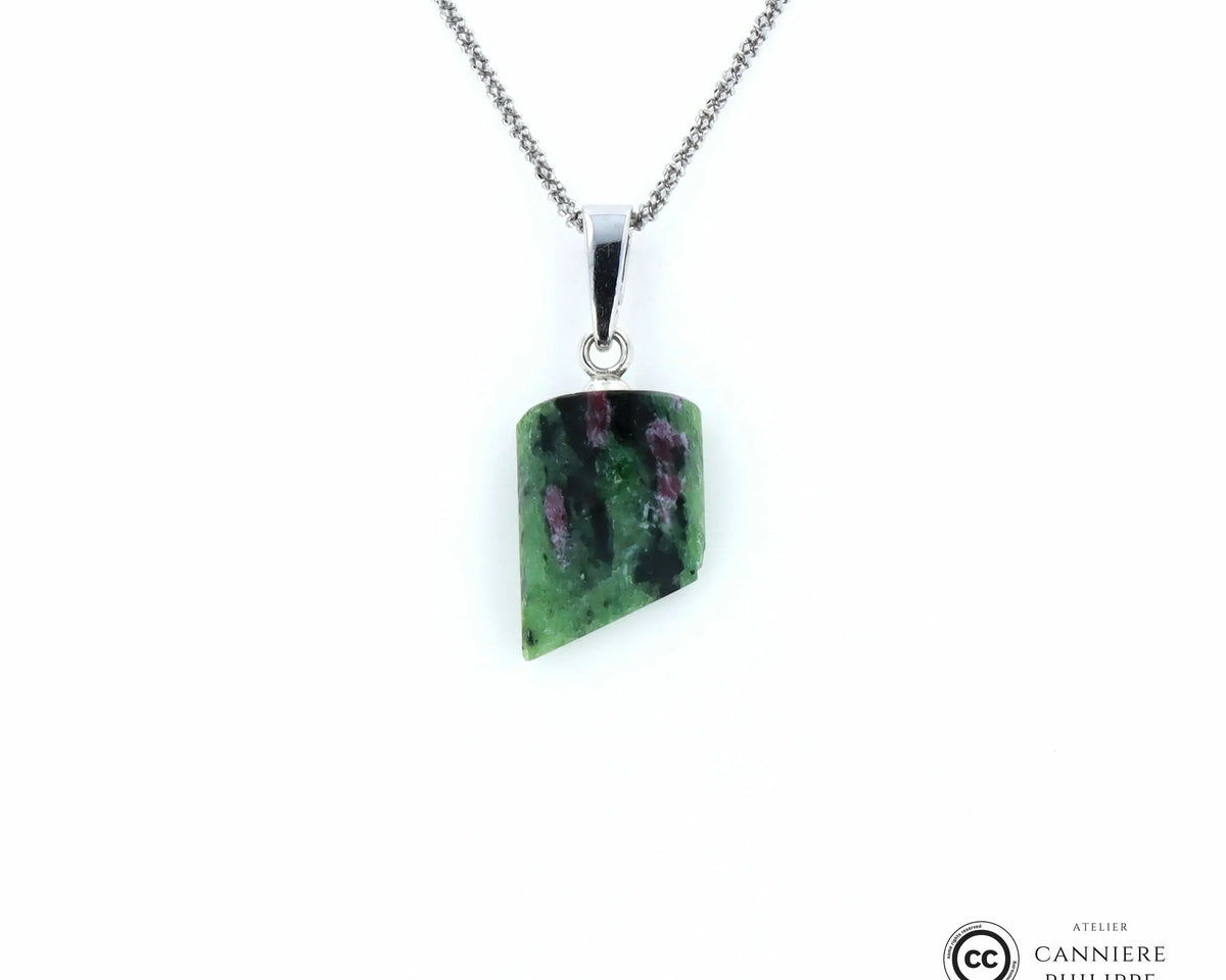 Pendentif Rubis Zoïsite 1 La Taillerie