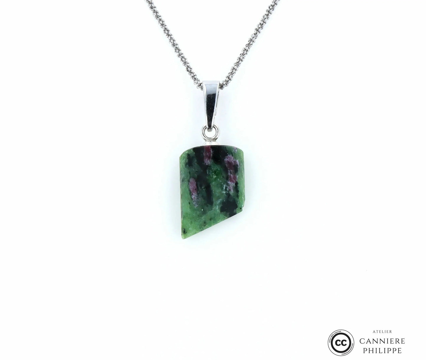 Pendentif Rubis Zoïsite 1 La Taillerie