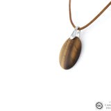 Pendentif œil de tigre 1 La Taillerie