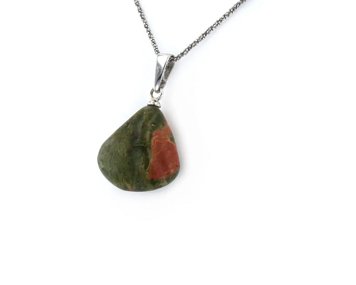 Pendentif Unakite 2 La Taillerie
