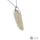 Pendentif Bois Fossilisé 2 La Taillerie