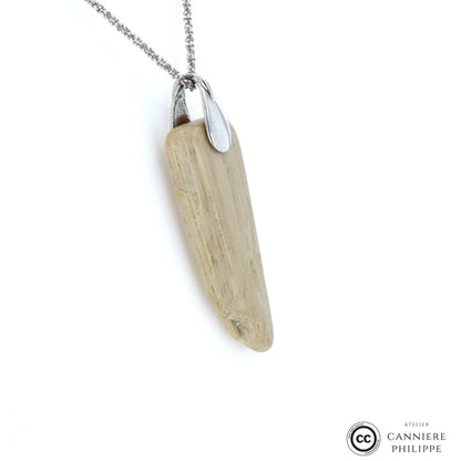 Pendentif Bois Fossilisé 2 La Taillerie