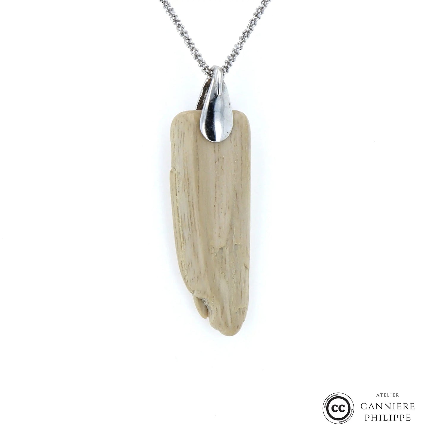 Pendentif Bois Fossilisé 2 La Taillerie