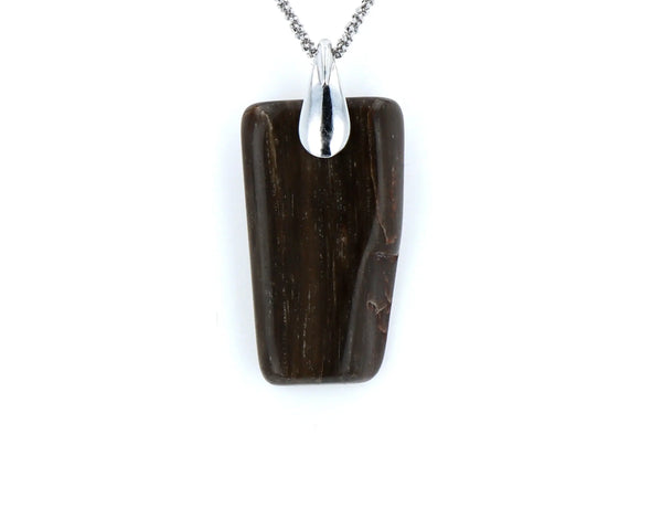 Pendentif Bois Fossilisé 3 La Taillerie