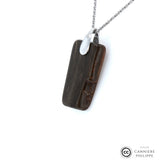 Pendentif Bois Fossilisé 3 La Taillerie