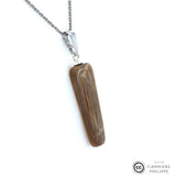 Pendentif Bois Fossilisé 5 La Taillerie