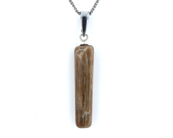 Pendentif Bois Fossilisé 5 La Taillerie