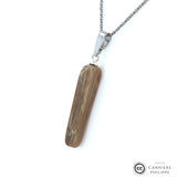 Pendentif Bois Fossilisé 5 La Taillerie