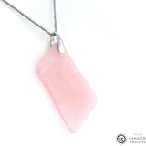 Pendentif Quartz rose cerise 3 La Taillerie