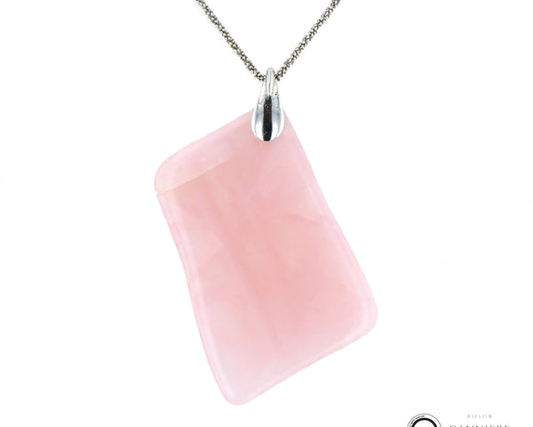 Pendentif Quartz rose cerise 3 La Taillerie
