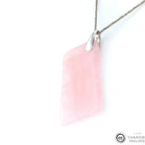 Pendentif Quartz rose cerise 3 La Taillerie