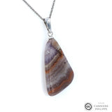 Pendentif Agate Rubané 1 La Taillerie