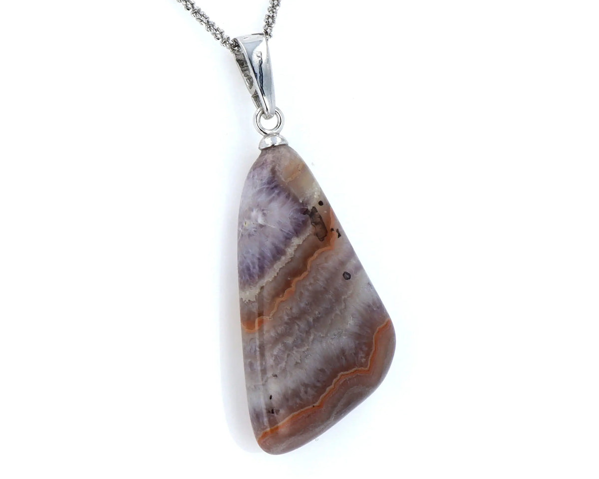 Pendentif Agate Rubané 1 La Taillerie