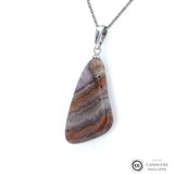 Pendentif Agate Rubané 1 La Taillerie