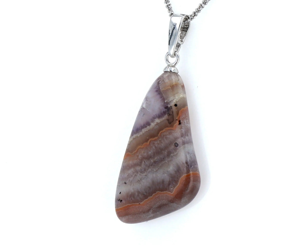 Pendentif Agate Rubané 1 La Taillerie