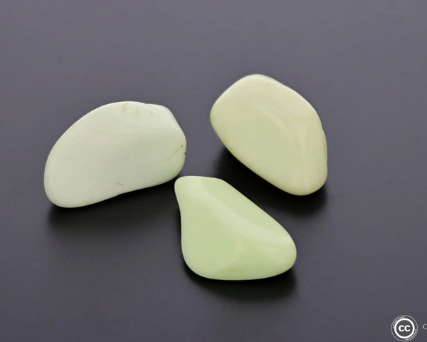 Chrysoprase Citron Pierre Roulée Ma boutique