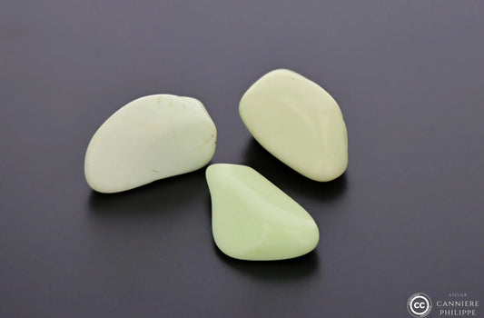 Chrysoprase Citron Pierre Roulée Ma boutique