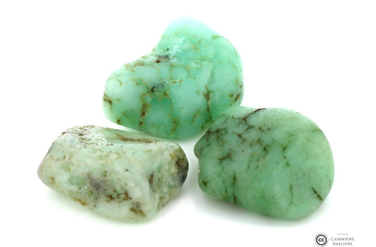 Chrysoprase Pierre Roulée Ma boutique