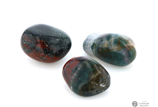 Jaspe Héliotrope Pierre Roulée Ma boutique