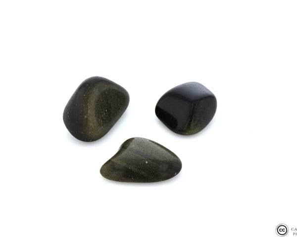 Obsidienne Doré Pierre Roulée Ma boutique