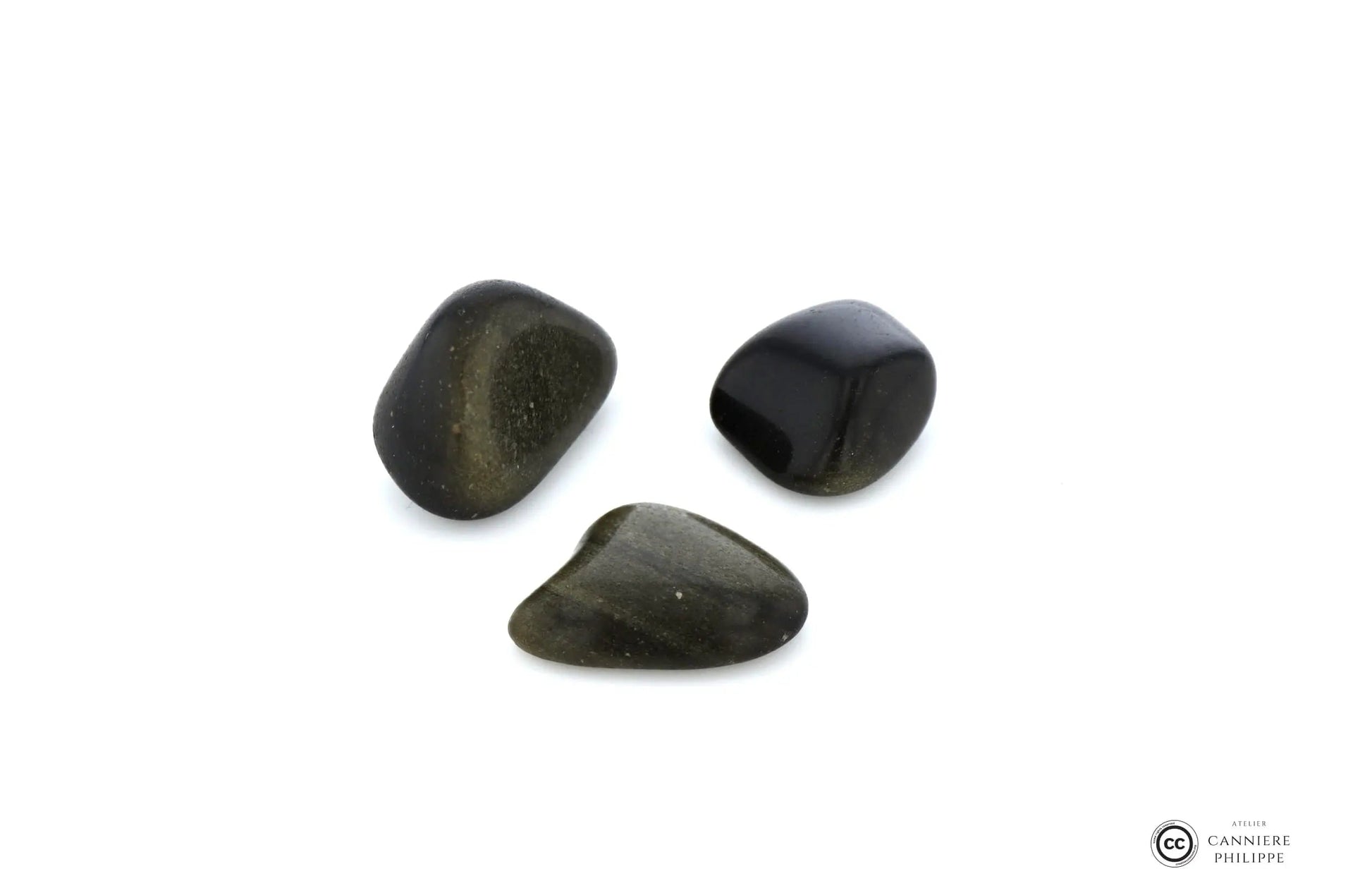 Obsidienne Doré Pierre Roulée Ma boutique